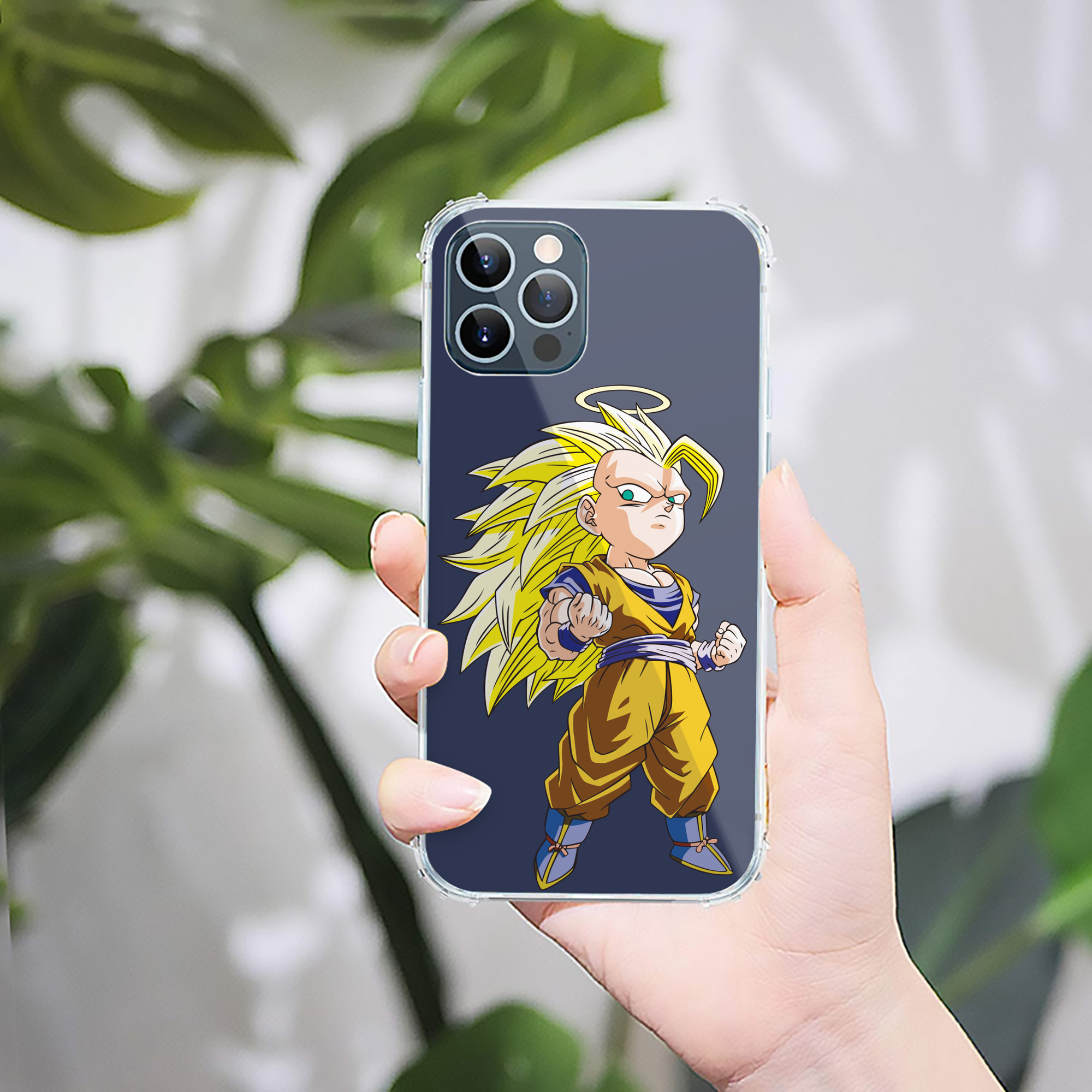 （画像用） ドラゴンボール 孫悟空（そん ごくう）Son Goku カカロット DRAGON BALL Kakarotto 【iPhone 12シリーズ対応】透明スマホケース（クリアソフトケース）